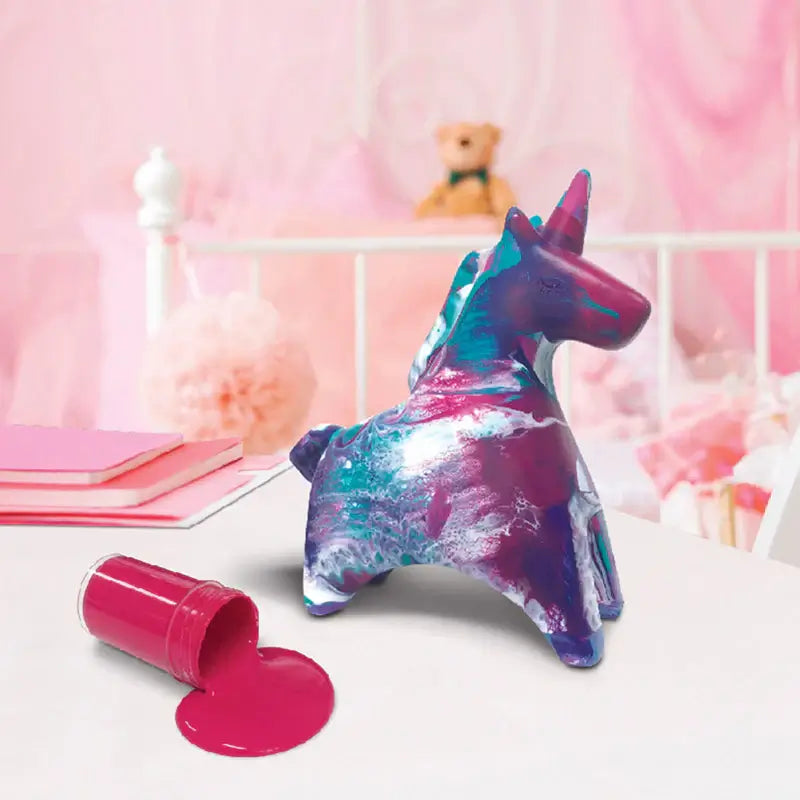 UNICORN PAINT YOUR OWN POURING ART FOR KIDS