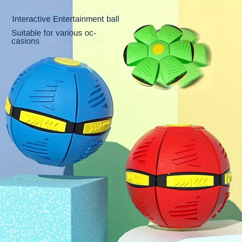 Phlat Ball Flying Disc Ball Magic Pop-Up UFO BALL Flat Throw Dis