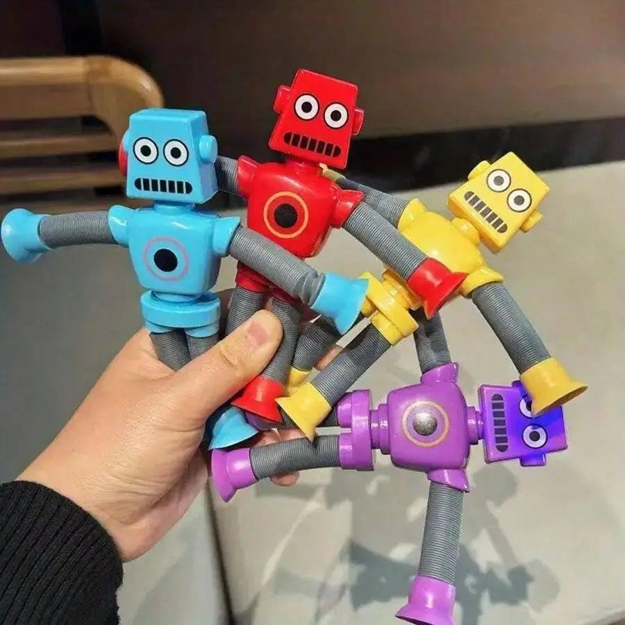 TELESCOPIC SUCTION ROBOT TOY - PACK OF 1