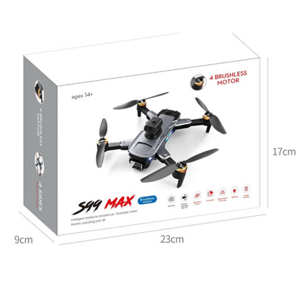 S99 MAX DRONE 4K CAMERA OBSTACLE AVOIDANCE OPTICAL FLOW FOLDABLE DRONE