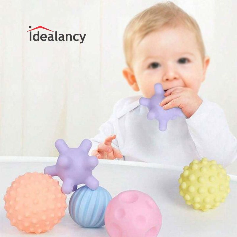 SENSORY TEXTURED BALLS PACK - 6 PCS