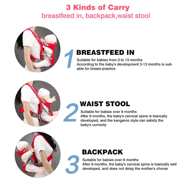 INFANT BABY PORTABLE CARRIER & CARRY BELT - IMPORTED