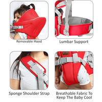 Thumbnail for SOFT BABY CARRY BELT & CARRIER WITH NECK REST BACK