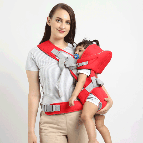 SOFT BABY CARRY BELT & CARRIER WITH NECK REST BACK