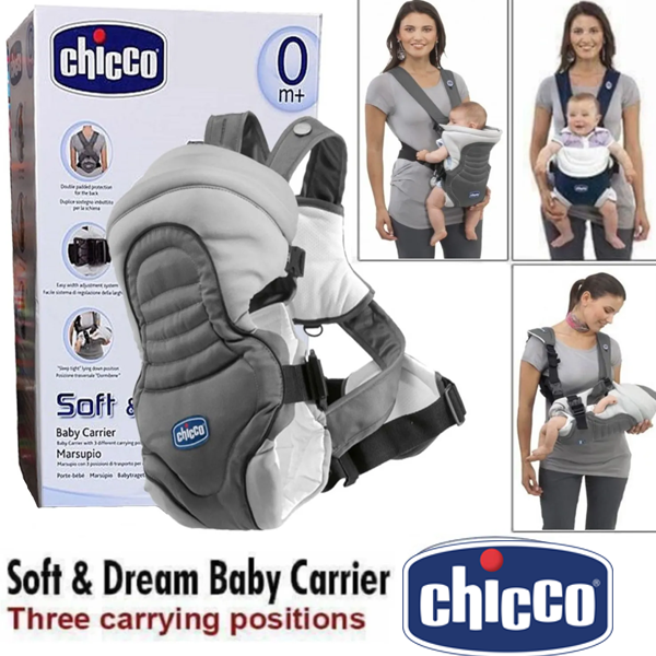 CHICCO - SOFT AND DREAM BABY CARRIER WITH 3 CARRYING POSITIONS