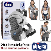 Thumbnail for CHICCO - SOFT AND DREAM BABY CARRIER WITH 3 CARRYING POSITIONS