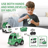 Thumbnail for PACK OF 4 MINI CITY SANITATION DIY TRUCK