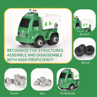 Thumbnail for PACK OF 4 MINI CITY SANITATION DIY TRUCK