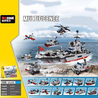 Thumbnail for 727 PCS 13 IN 1 ULTIMATE MILITARY FIGHTER SHIP BRICK SET