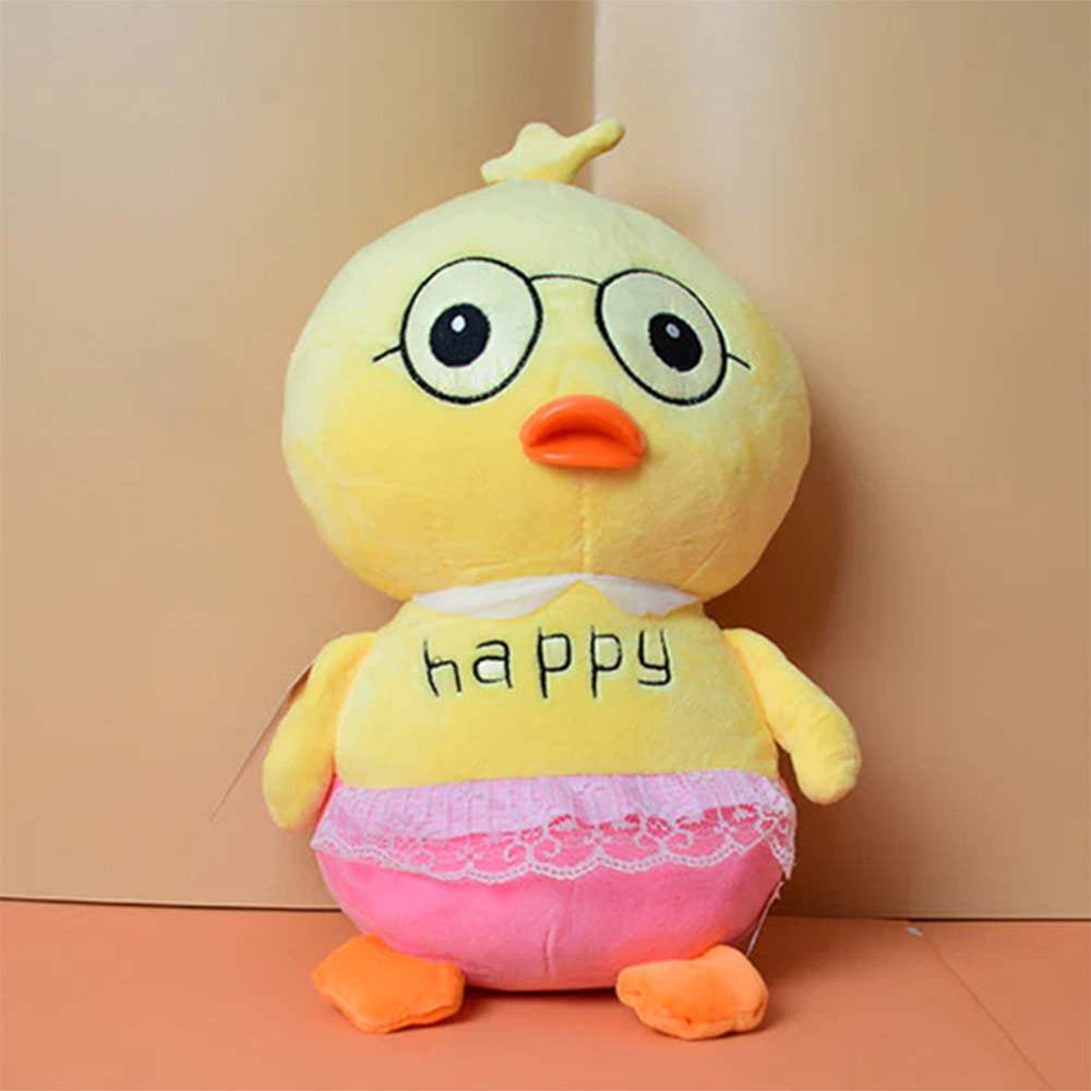 SOFT AND CUTE GLASSY COTTON DUCK STUFF TOY