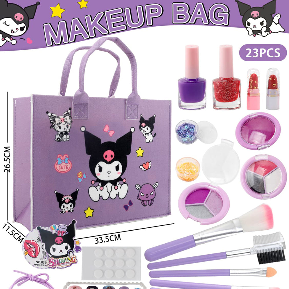 PREMIUM KUROMI MAKEUP COMPLETE BAG KIT FOR GIRL