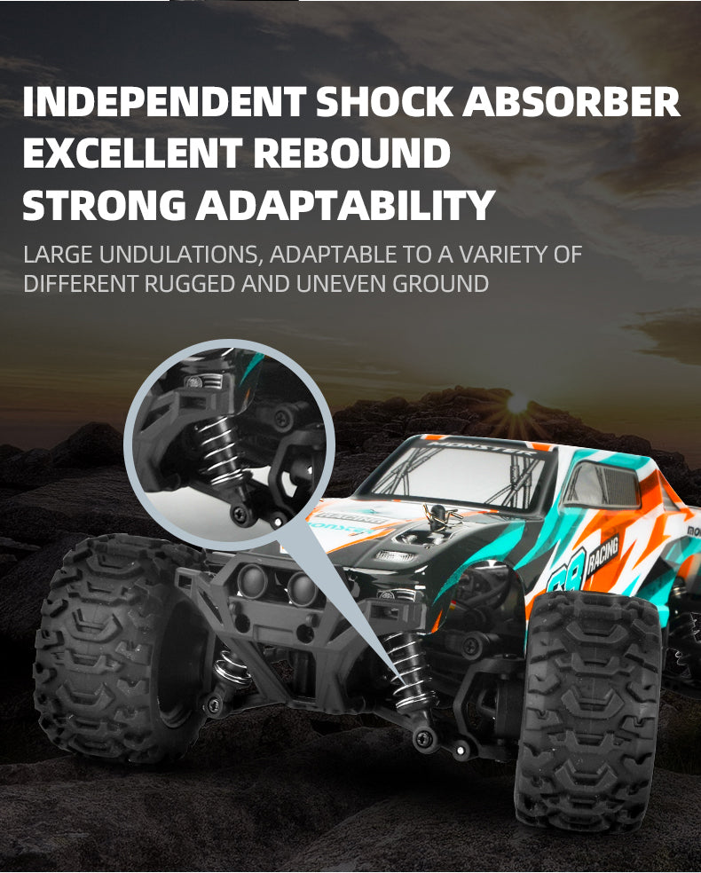 GUOKAI 1:18 SCALE 4WD RC TRUCK HIGH SPEED OFF-ROAD CLIMBING VEHICLE