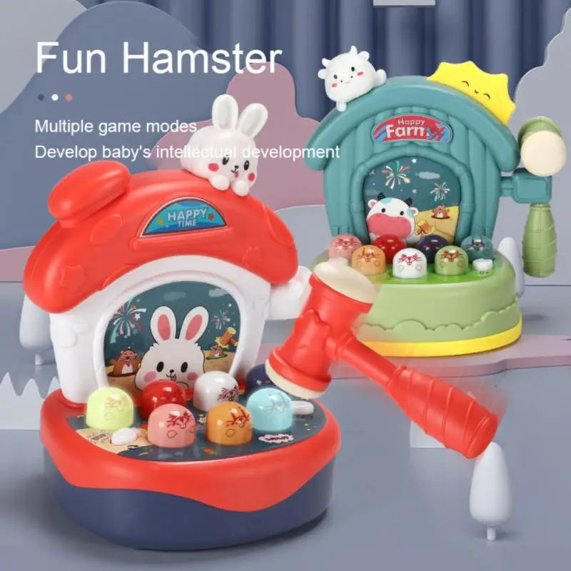 BABY EARLY EDUCATION HIT HAMSTER GAME WITH LIGHT AND SOUND