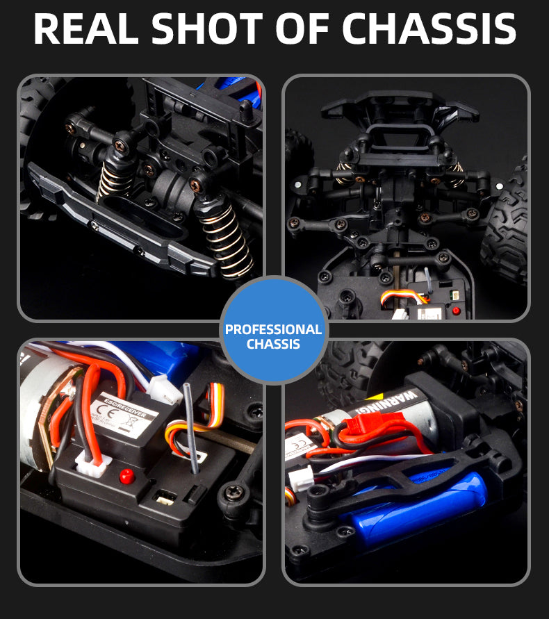 GUOKAI 1:18 SCALE 4WD RC TRUCK HIGH SPEED OFF-ROAD CLIMBING VEHICLE