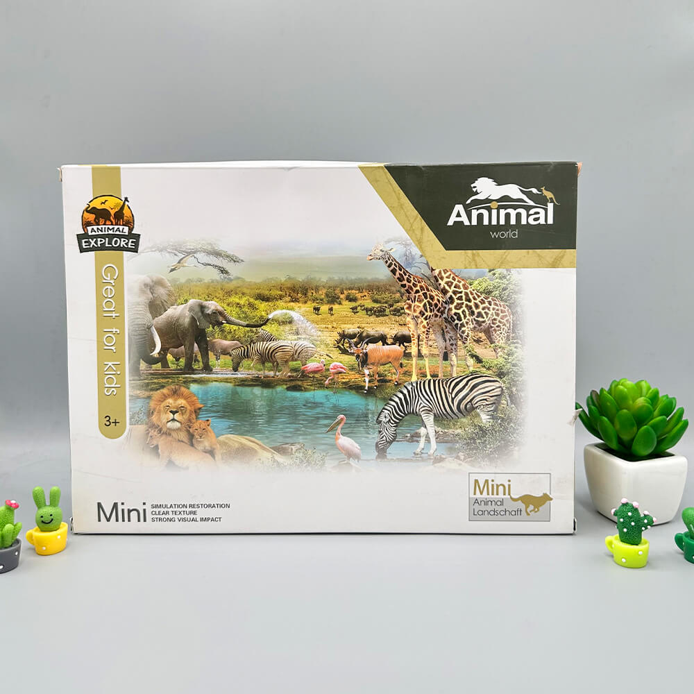 JUNGLE ANIMAL WORLD EXPLORE THEME SET