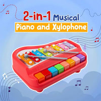 Thumbnail for 2 IN 1 MUSICAL PIANO AND XYLOPHONE TOY