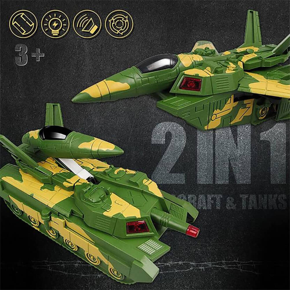 2 IN 1 AIRCRAFT AND MILITARY TANK