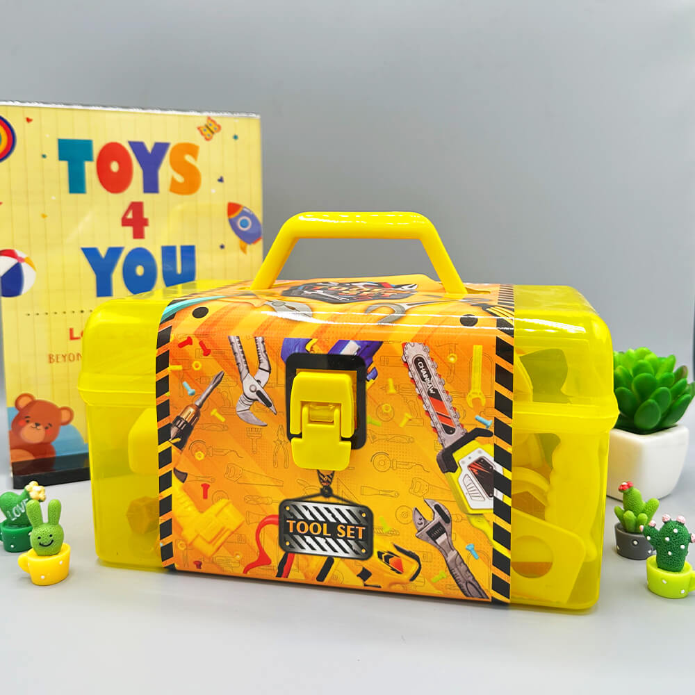 TOY MATIC CONSTRUCTION TOOL SET BOX