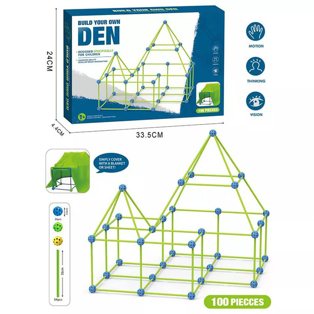 DIY BUILD YOUR OWN DEN - 100 PCS