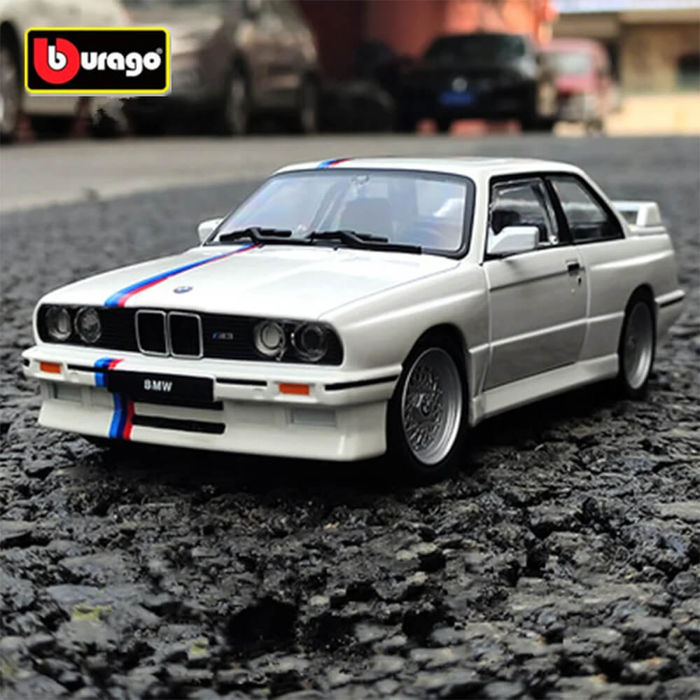 BURAGO 1:24 1988 BMW M3 ALLOY DIECAST MODEL