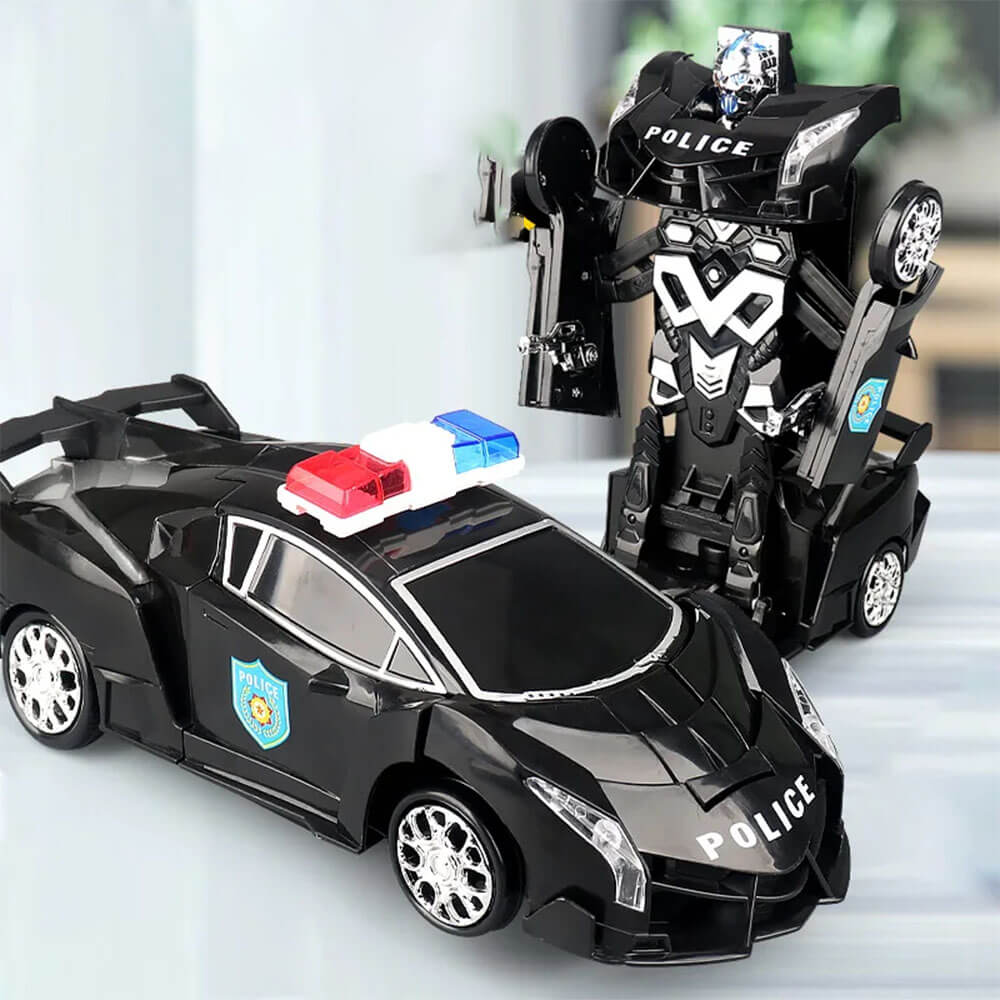 2 IN 1 TRANSFORMER POLICE ROBOT CAR