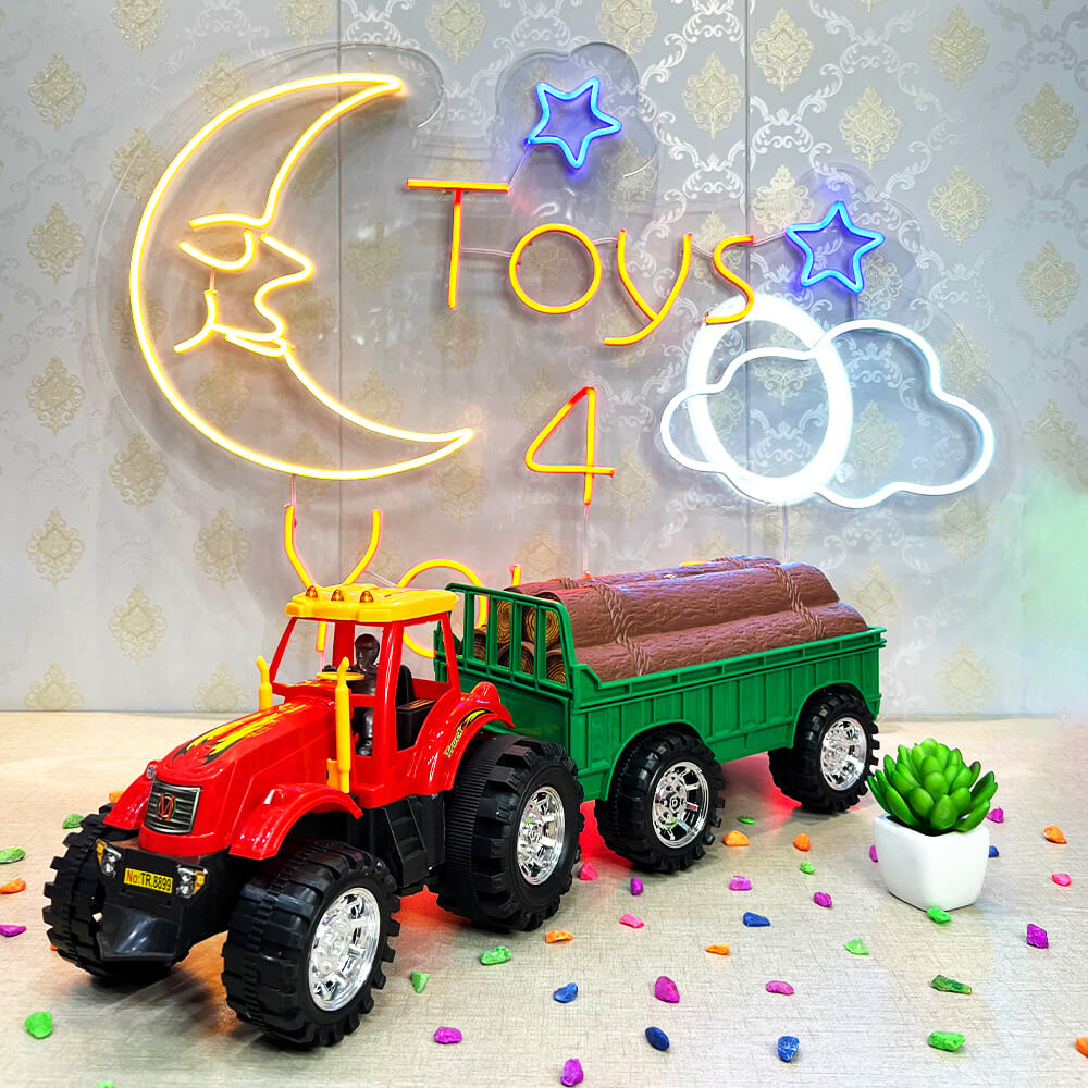 BIG SIZE TRACTOR TROLLEY FOR KIDS