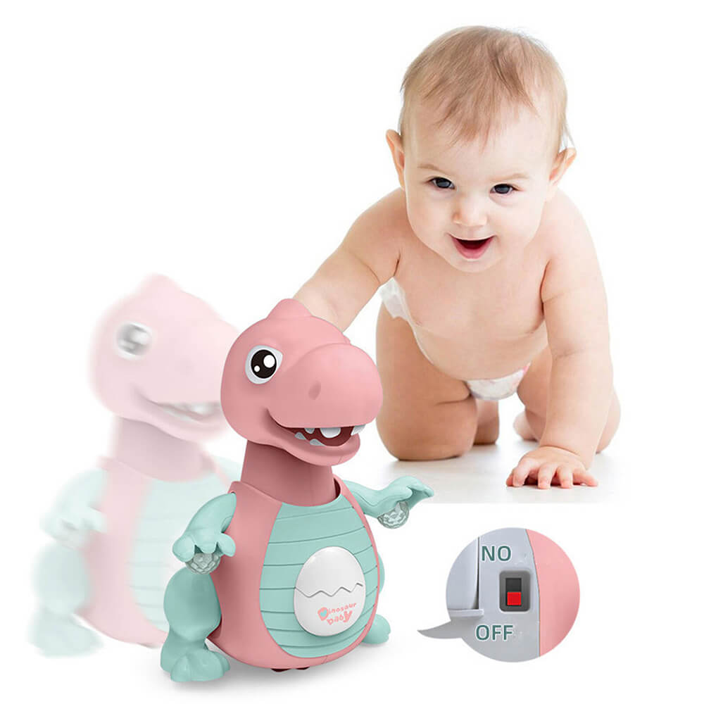 ELECTRIC DINOSAUR TOY 360 DEGREE STEERING LUMINOUS FUN DINOSAUR TOY