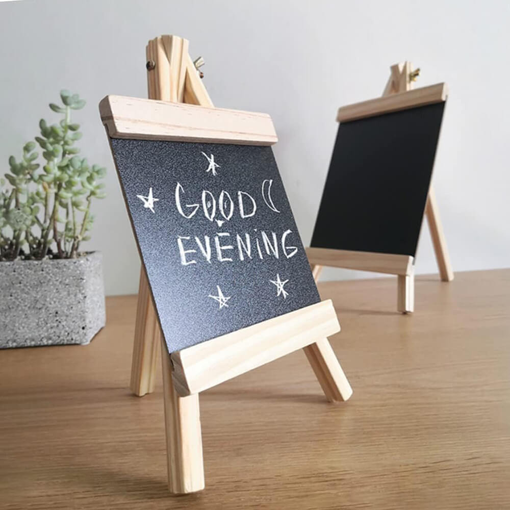 WOODEN DRAWING BLACKBOARD - 10 INCH