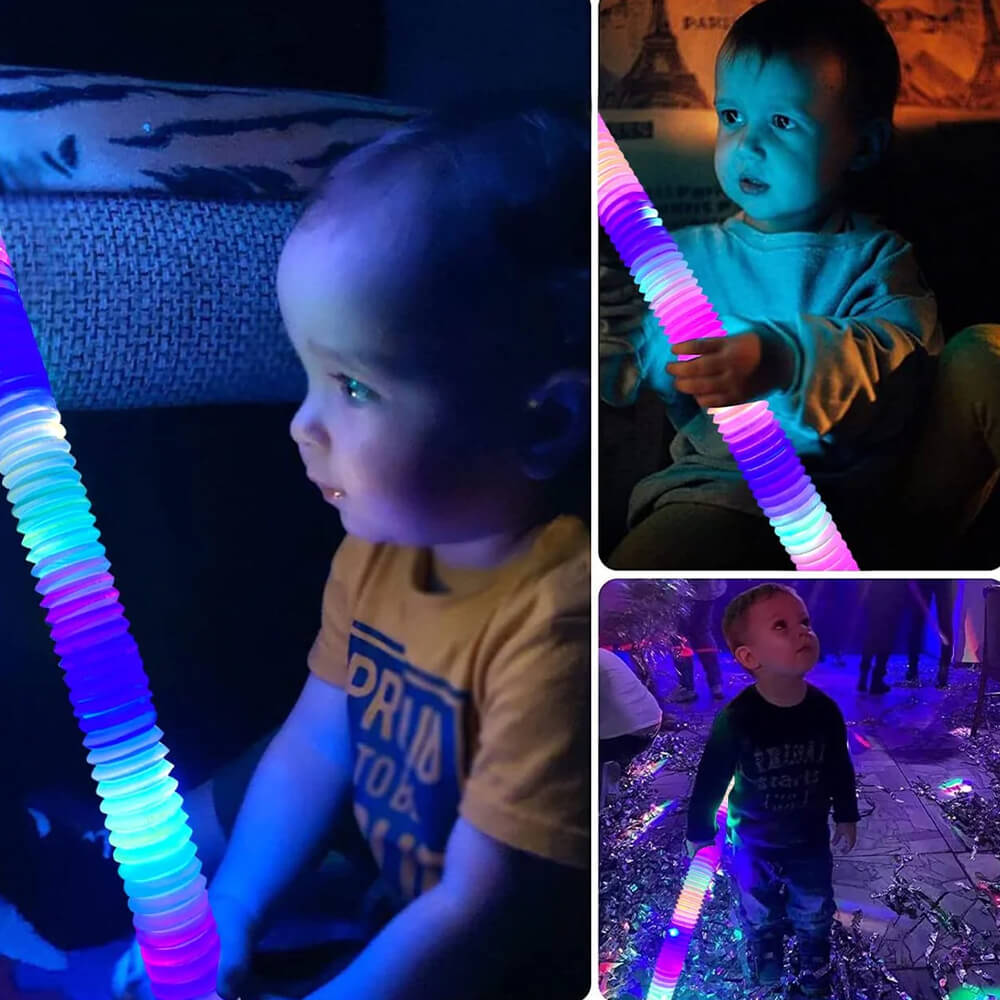 PACK OF 2 LED STRETCH TUBES FOR KIDS