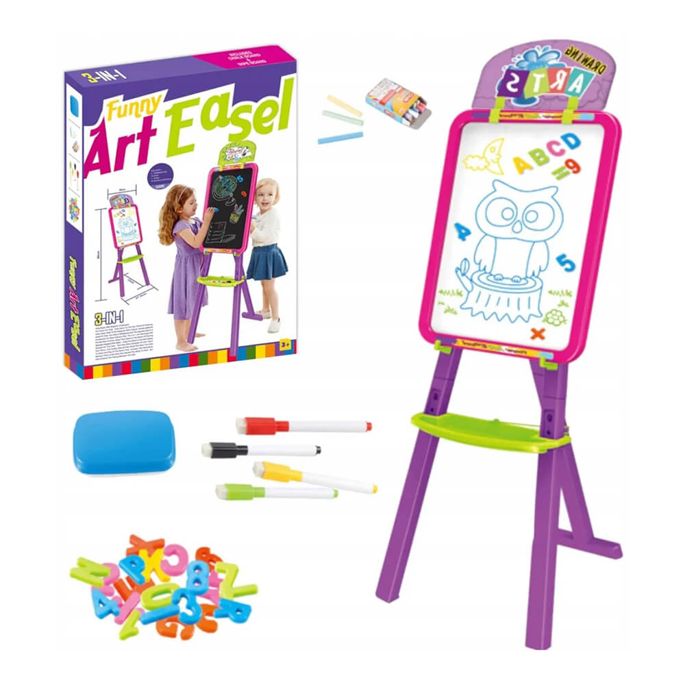 3 IN 1 DRAWING BOARD FUNNY ART EASEL