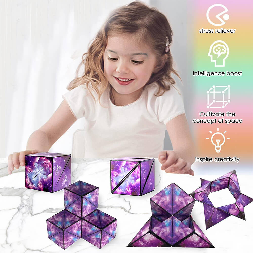 3D GEOMETRIC BRAIN INFINITY TEASER MAGIC CUBE