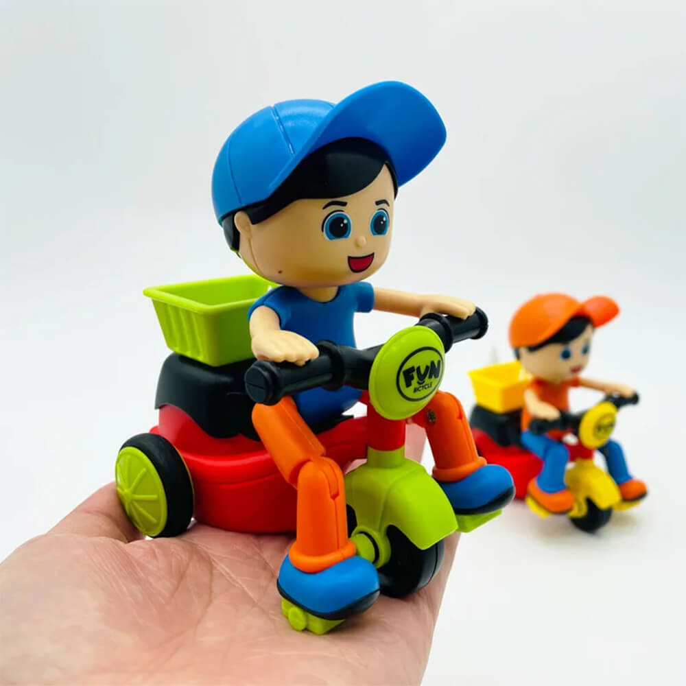 FRICTION POWERED CARTOON TRICYCLE ASSORTMENT