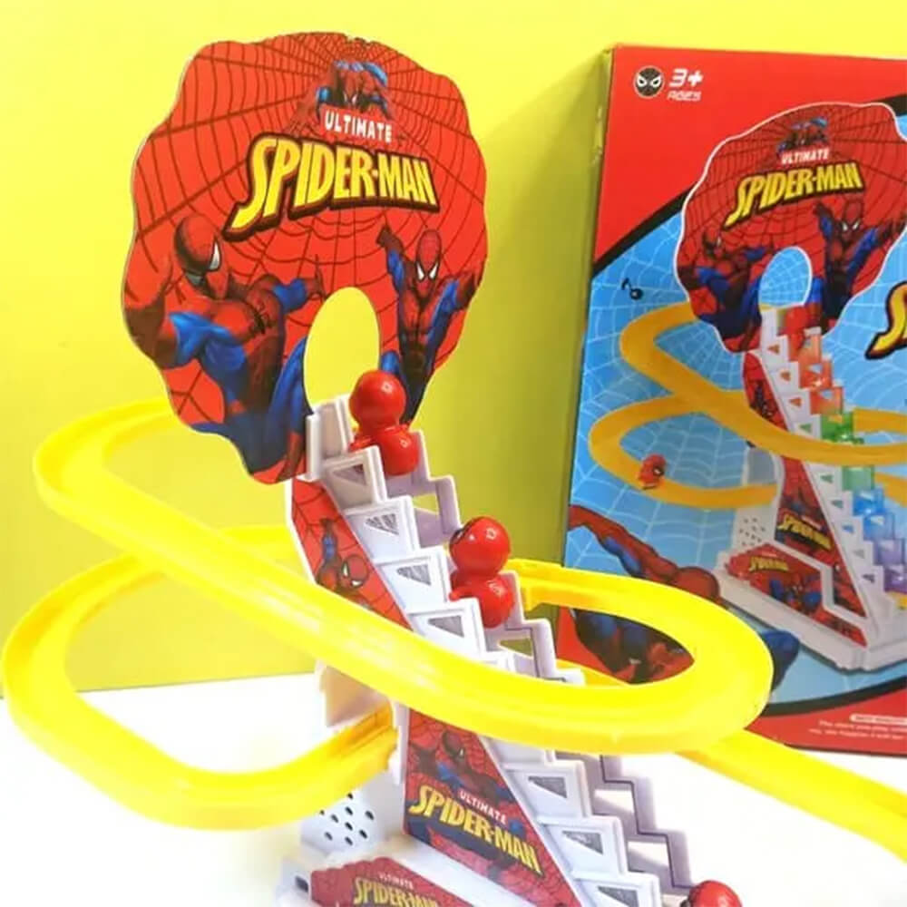 MUSICAL SPIDER MAN ROLLER COASTER TRACK WITH LIGHTS