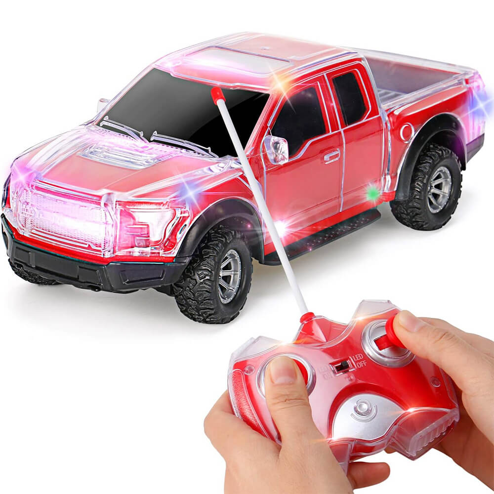 FLASHING LED LIGHTS RC REMOTE CONTROL RACING CAR