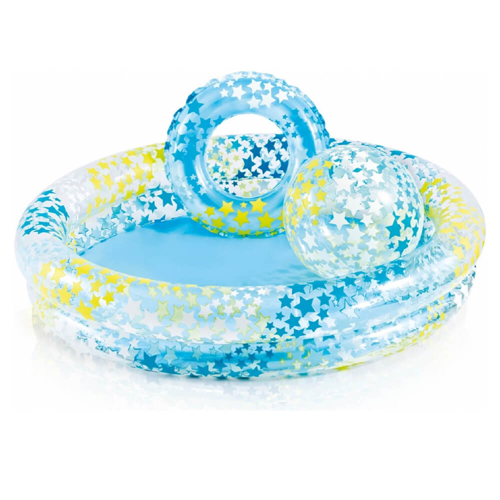 INTEX  POOL SET WITH BALL AND TUBE - 59460