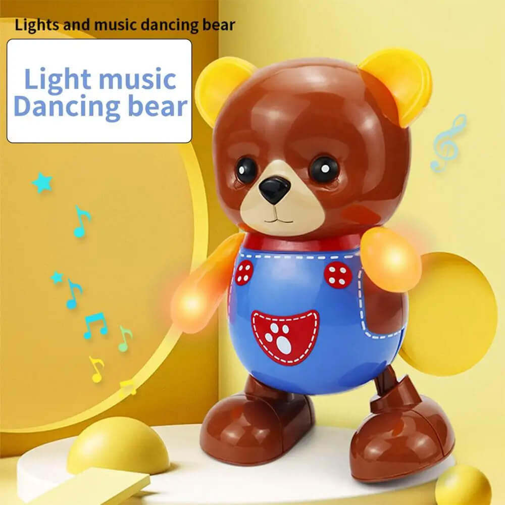 SWINGING HAPPY BEAR WITH LIGHT & MUSIC