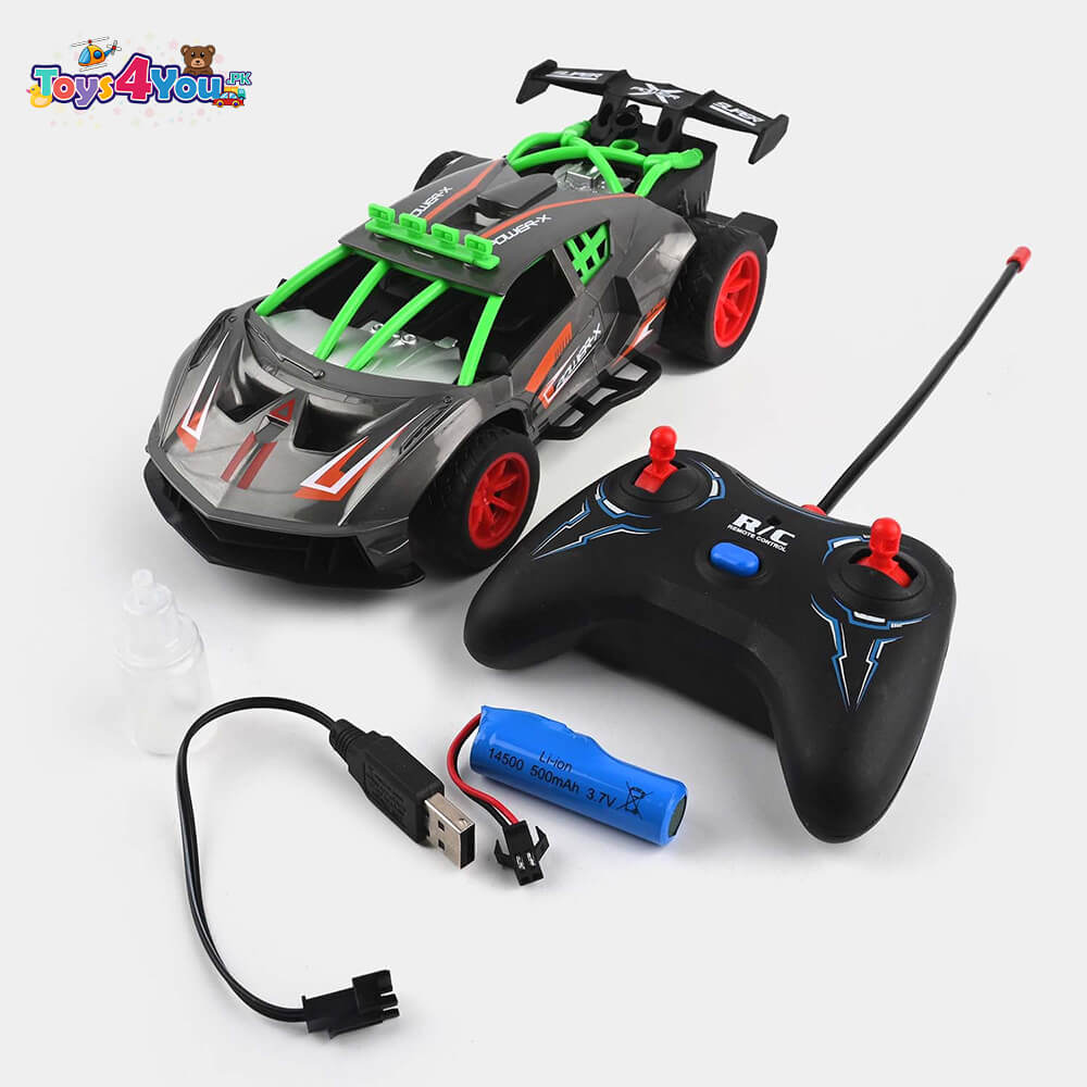 RC CAR WITH LIGHT & SMOKING FOR KIDS