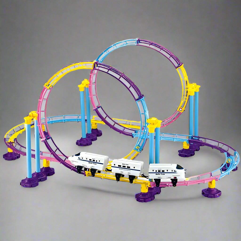 ROLLER COASTER TRAIN TRACK FOR KIDS