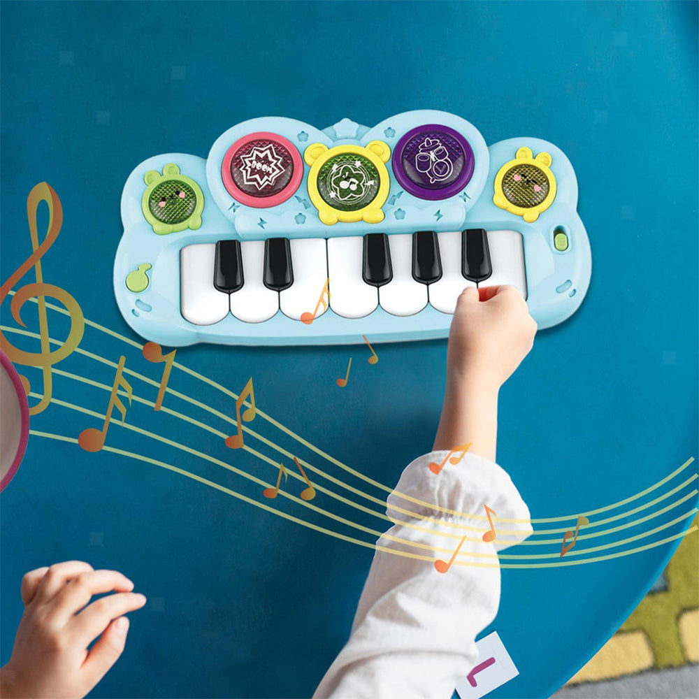 ELECTRONIC CARTOON MUSICAL PIANO WITH LIGHTS