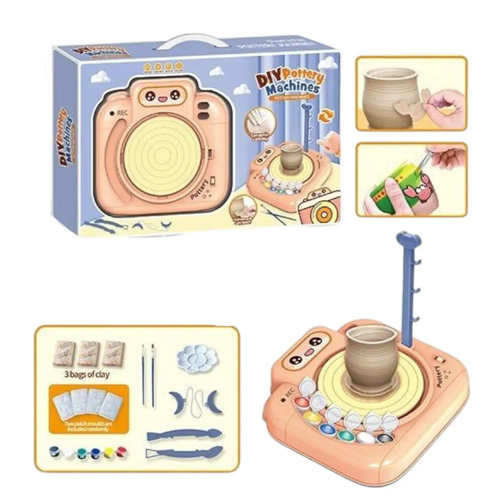 DIY POTTERY MACHINES FOR KIDS