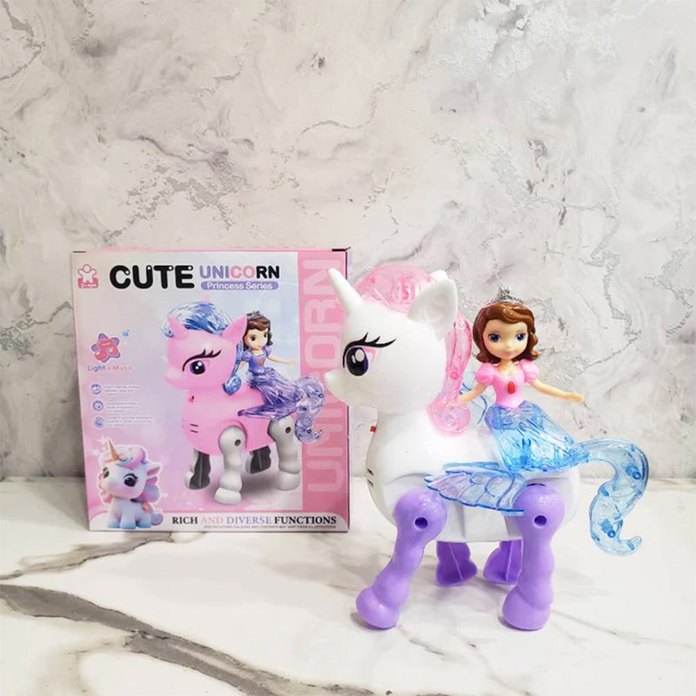 CUTE UNICORN PRINCESS WITH LIGHT & SOUND