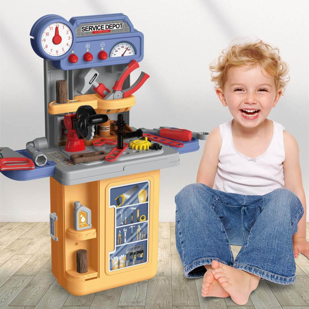 4 IN 1 CARPENTER ENGINEER ROLE-PLAY SUITCASE