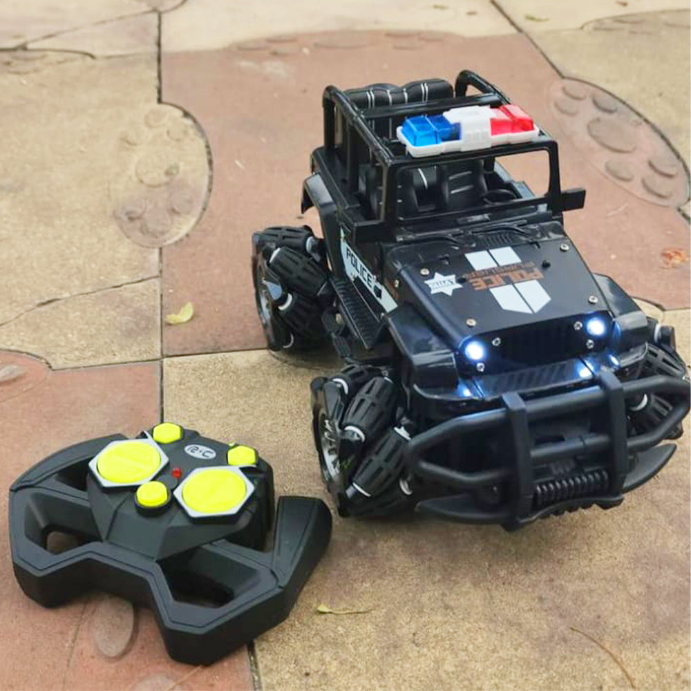 REMOTE CONTROL ROCK CLIMBING POLICE JEEP