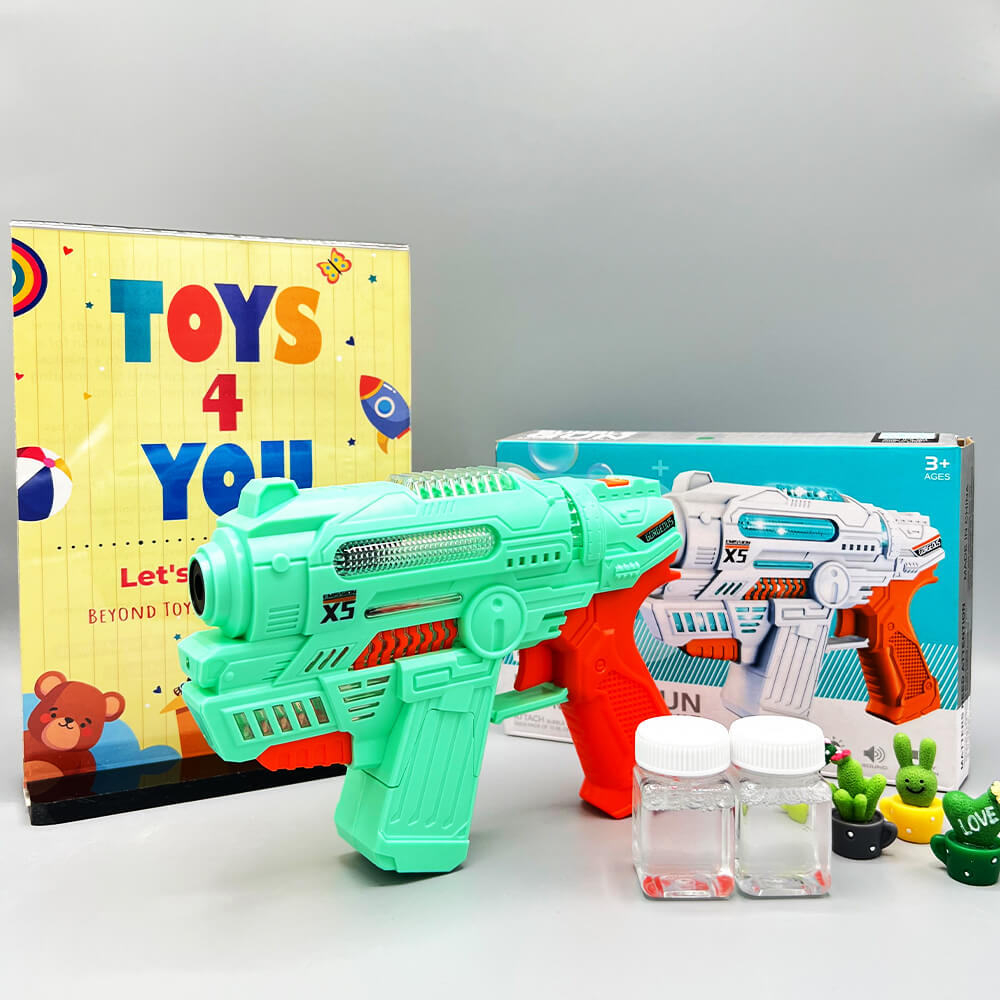 AUTO BUBBLE GUN WITH LIGHT & MUSIC