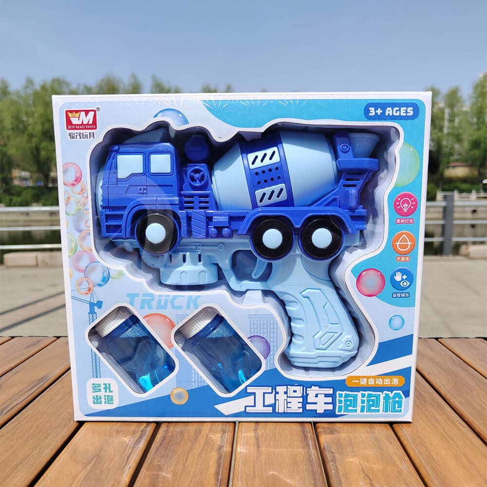 CONSTRUCTION TRUCK THEME BUBBLE GUN