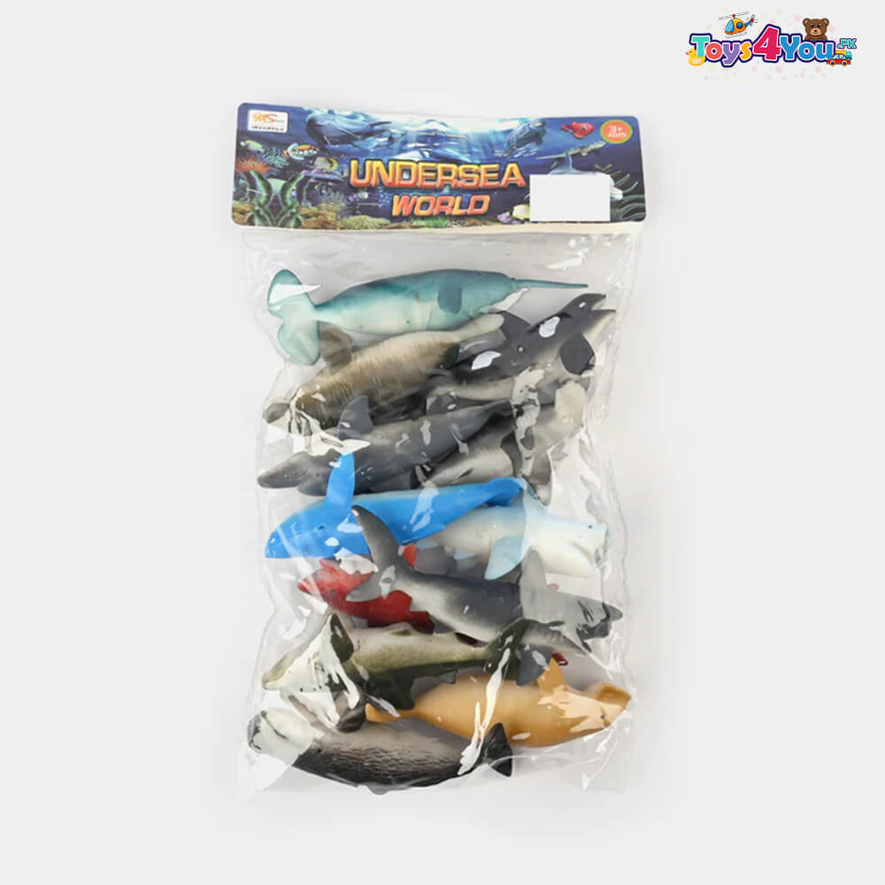 SEA ANIMAL SET TOY - 12PCS