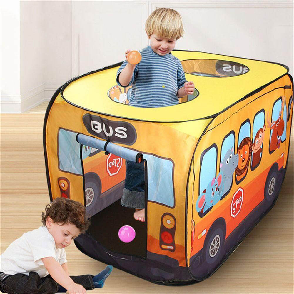 SCHOOL BUS TENT HOUSE FOR KIDS