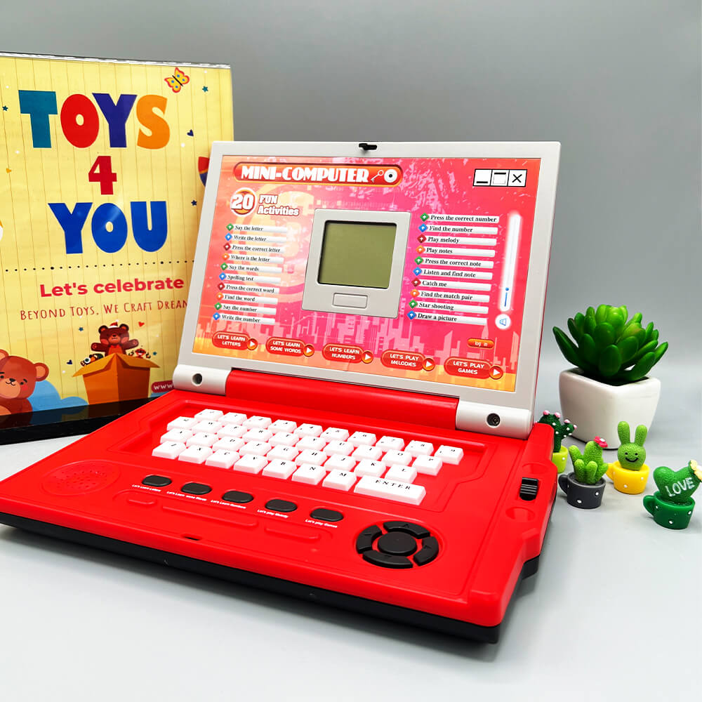 20 FUN ACTIVITIES MINI LAPTOP FOR KIDS