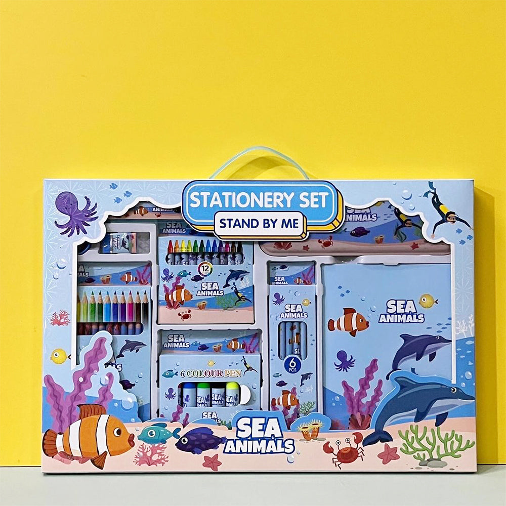 SEA ANIMALS THEME STATIONARY SET