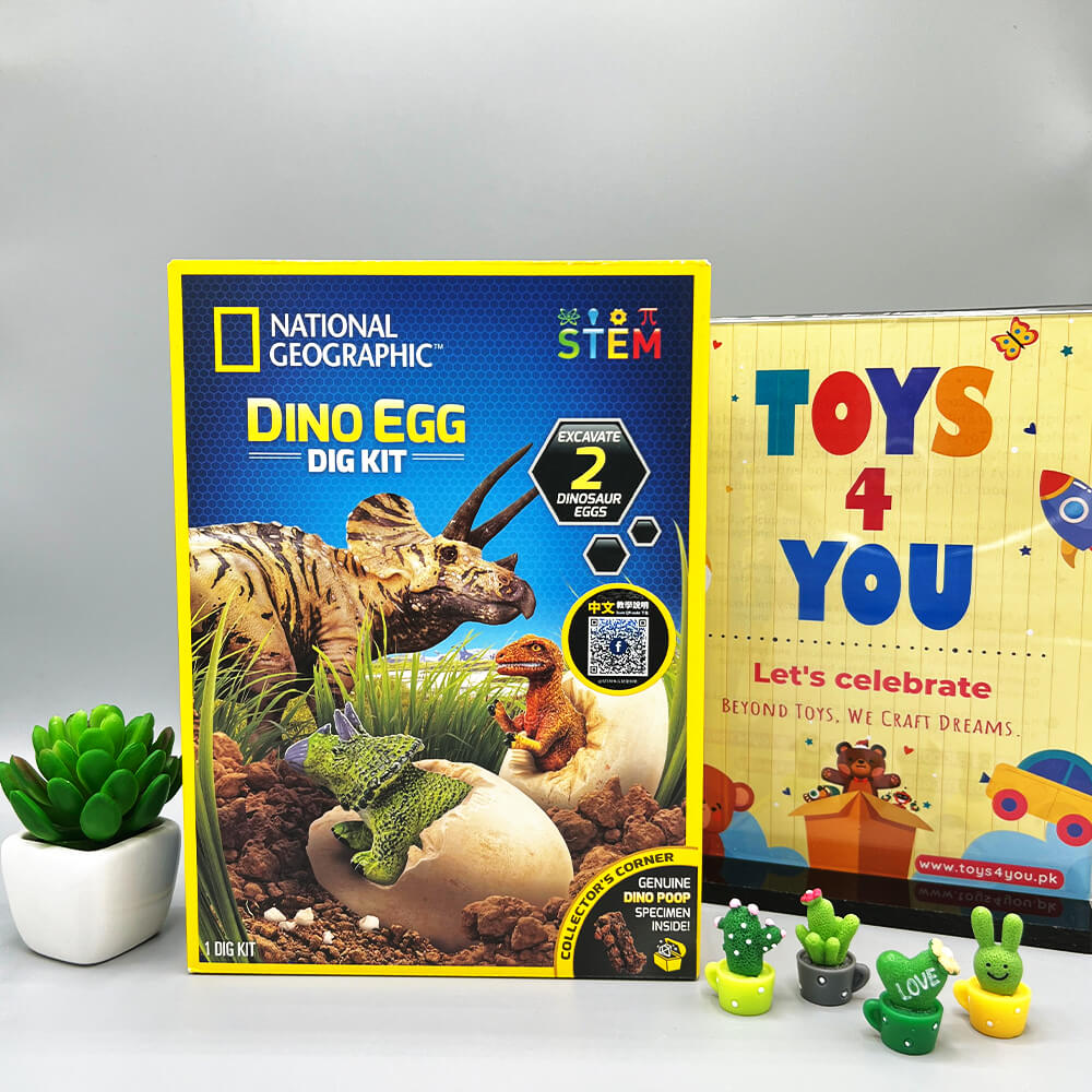 NATIONAL GEOGRAPHIC DINO EGG DIG KIT